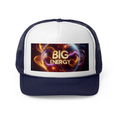 Energetic Trucker Cap, Big Energy Hat, Festival Cap, Outdoor Gear, Gift for Adventurers