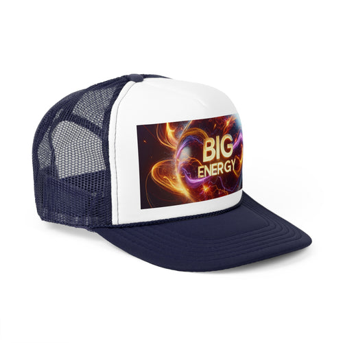 Energetic Trucker Cap, Big Energy Hat, Festival Cap, Outdoor Gear, Gift for Adventurers